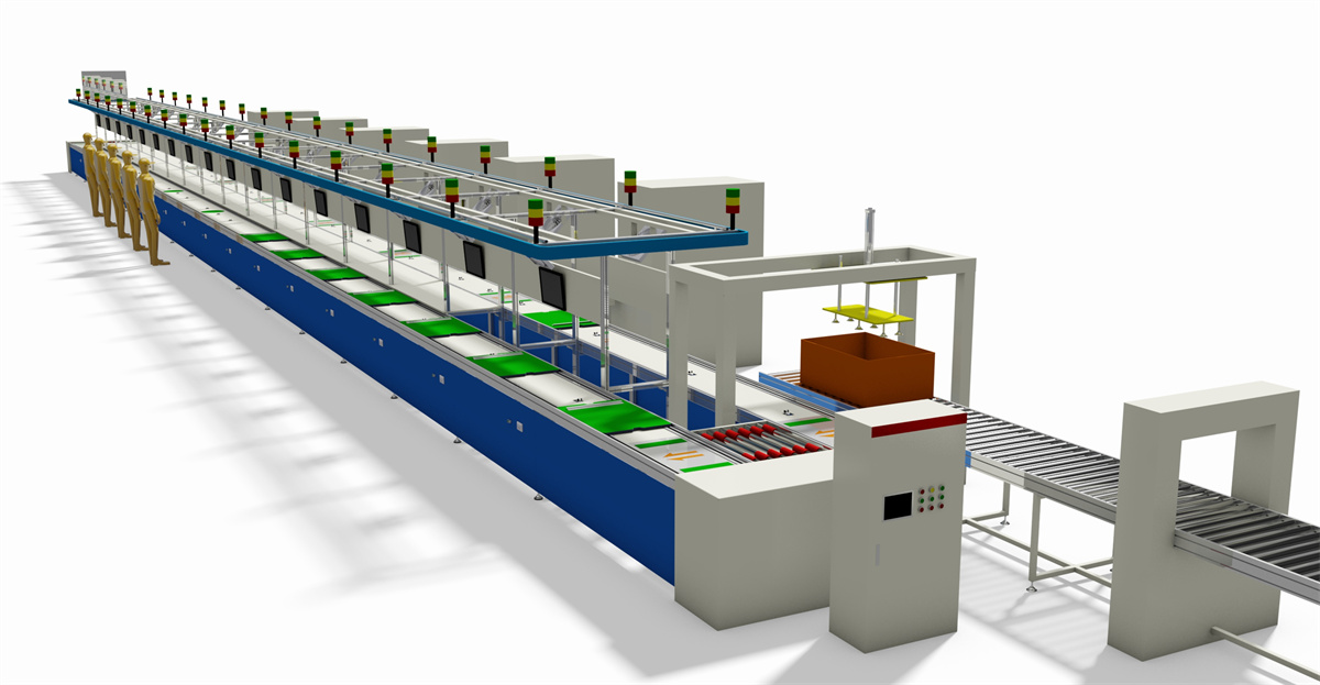 Gas-fired wall-mounted boiler assembly line