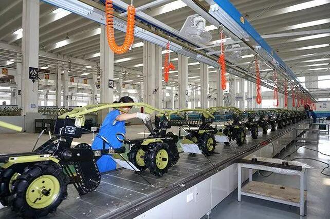 Mini-tiller assembly line production line