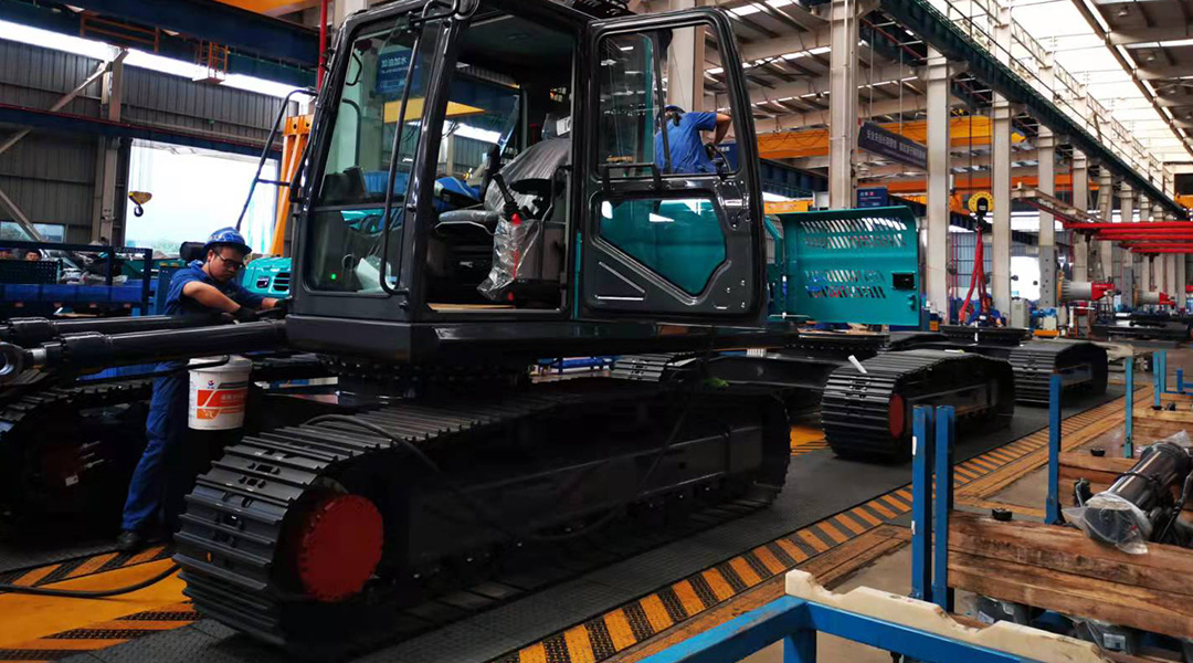 Excavator Assembly line Production line
