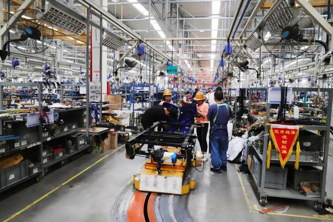 Electric Cargo Tricycle Assembly line Plant