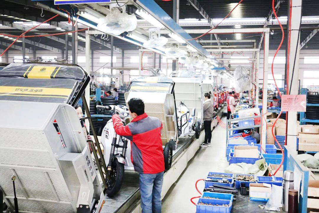 Electric Cargo Tricycle Assembly line Plant