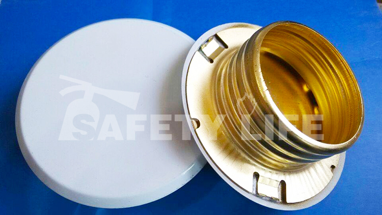 4 Stück Sprinkler Kopf Schutzabdeckungen - Silber Eisen Gitter