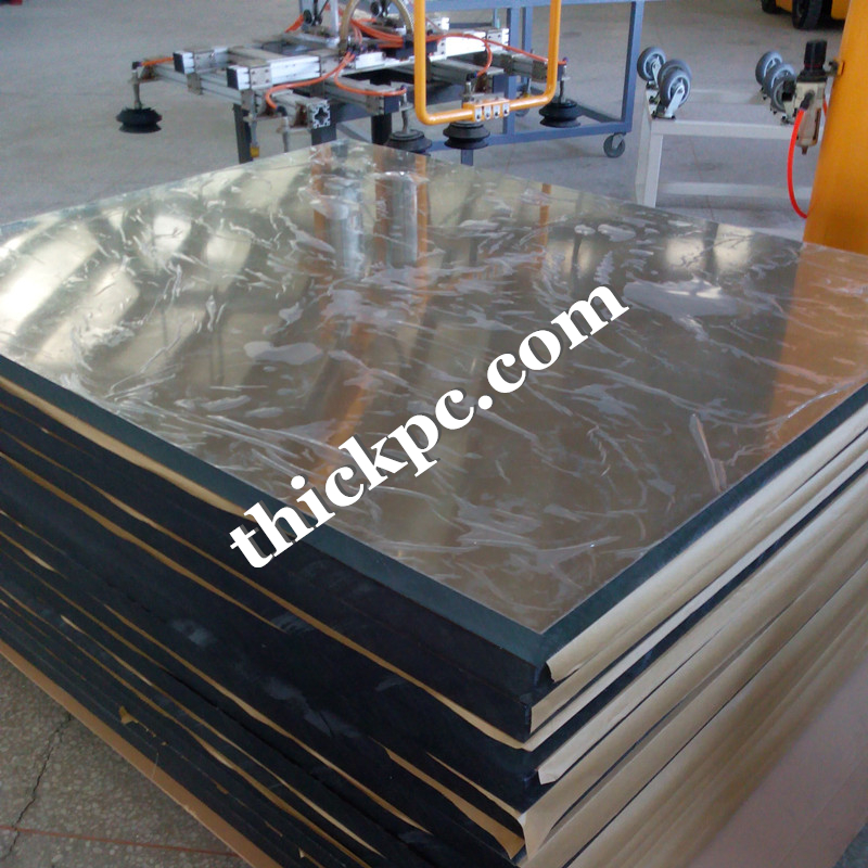 80-130mm thick polycarbonate sheet, 【80-130mm】Super Thick Clear Polycarbonate（PC） Solid Sheets