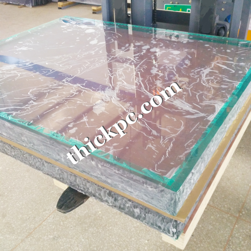 60mm thick polycarbonate sheet, 【60mm polycarbonate sheet】Super Thick Clear Polycarbonate（PC） Solid Sheets