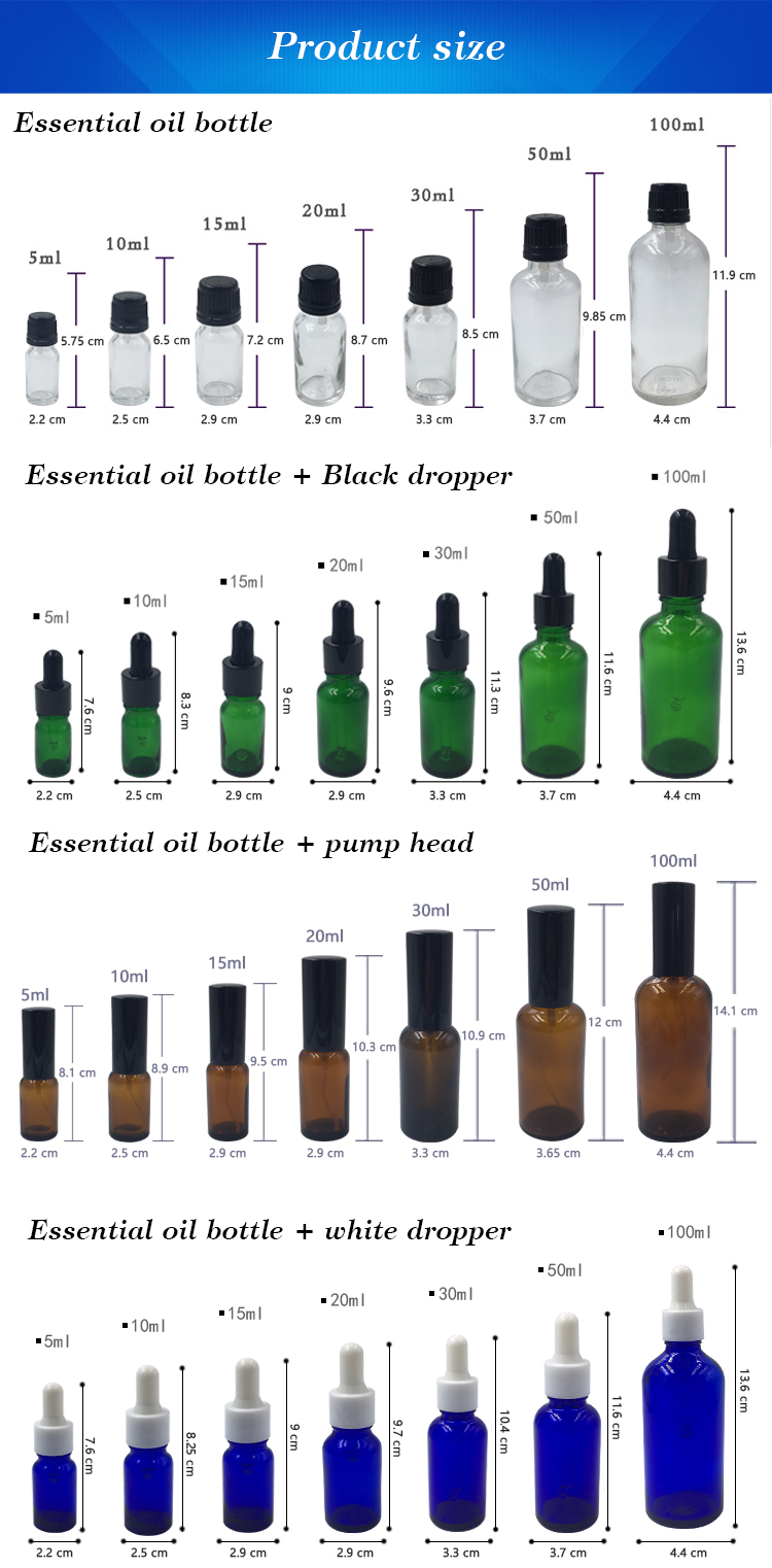 REB-B1001 Essential Oil Glass Bottle -RYHSON PACKAGING