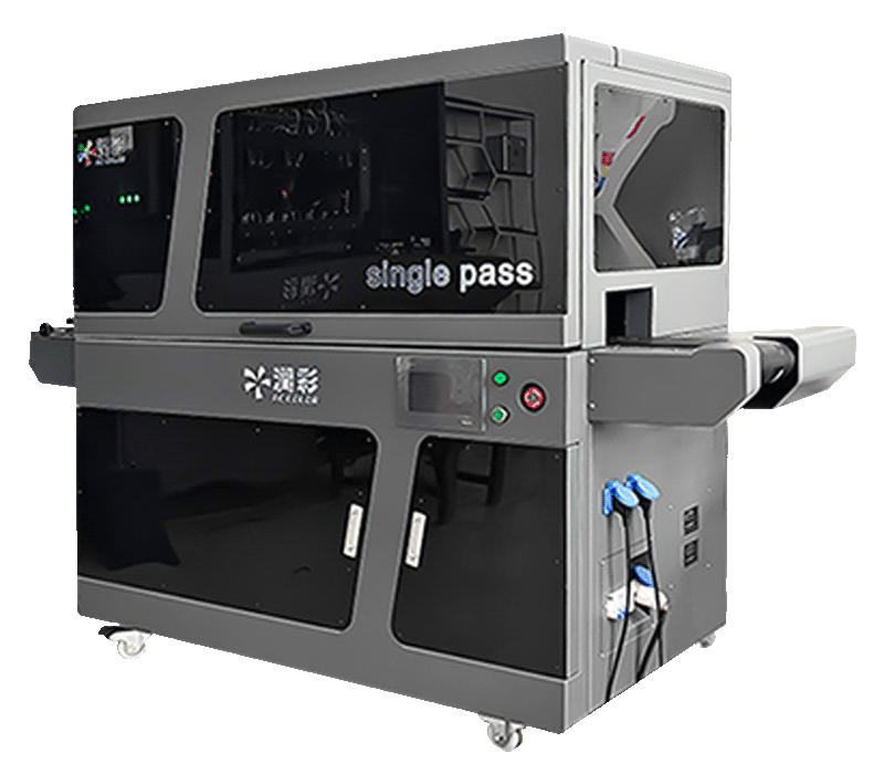 One pass printer, Single pass Printing, Inkjet printer production line-AC COLOR