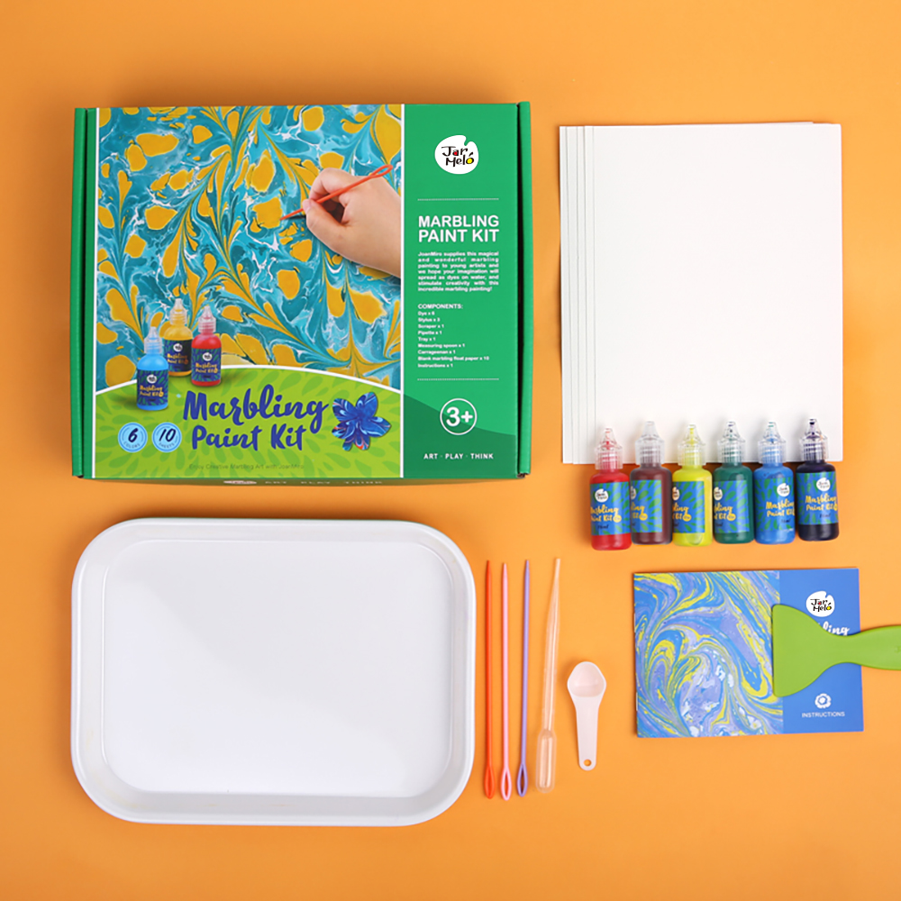 Marbling Paint Kit for Kids, Water Marbling Paint Set