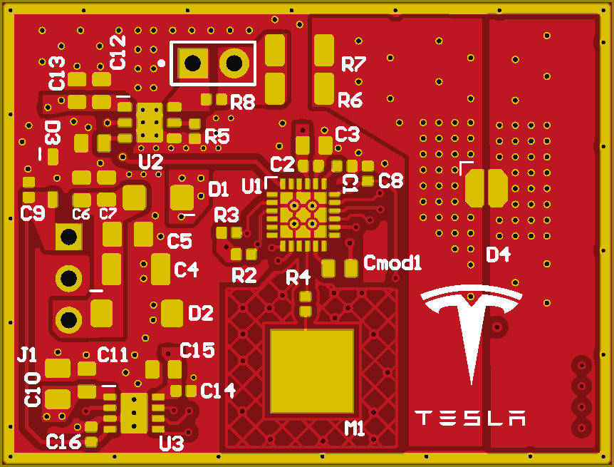 Tesla PCB made by Storm PCB