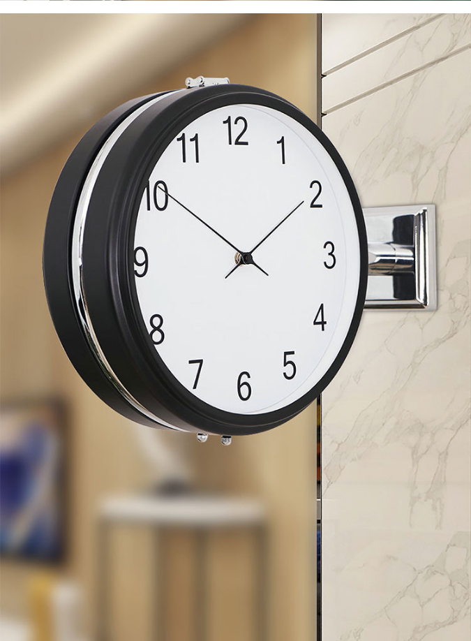 Double side wall clockGuangzhou NNICE Gifts Co., Ltd.