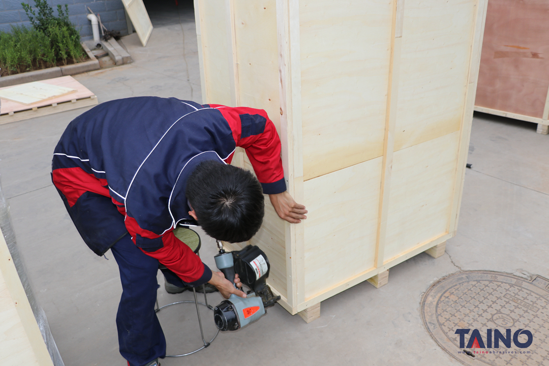 TAINO's New Generation Flap Disc Production Line Shipment Completed