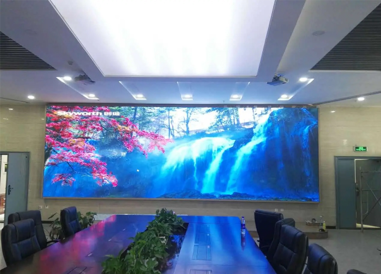Los Angeles conference room P1.8LED display 12 square meters