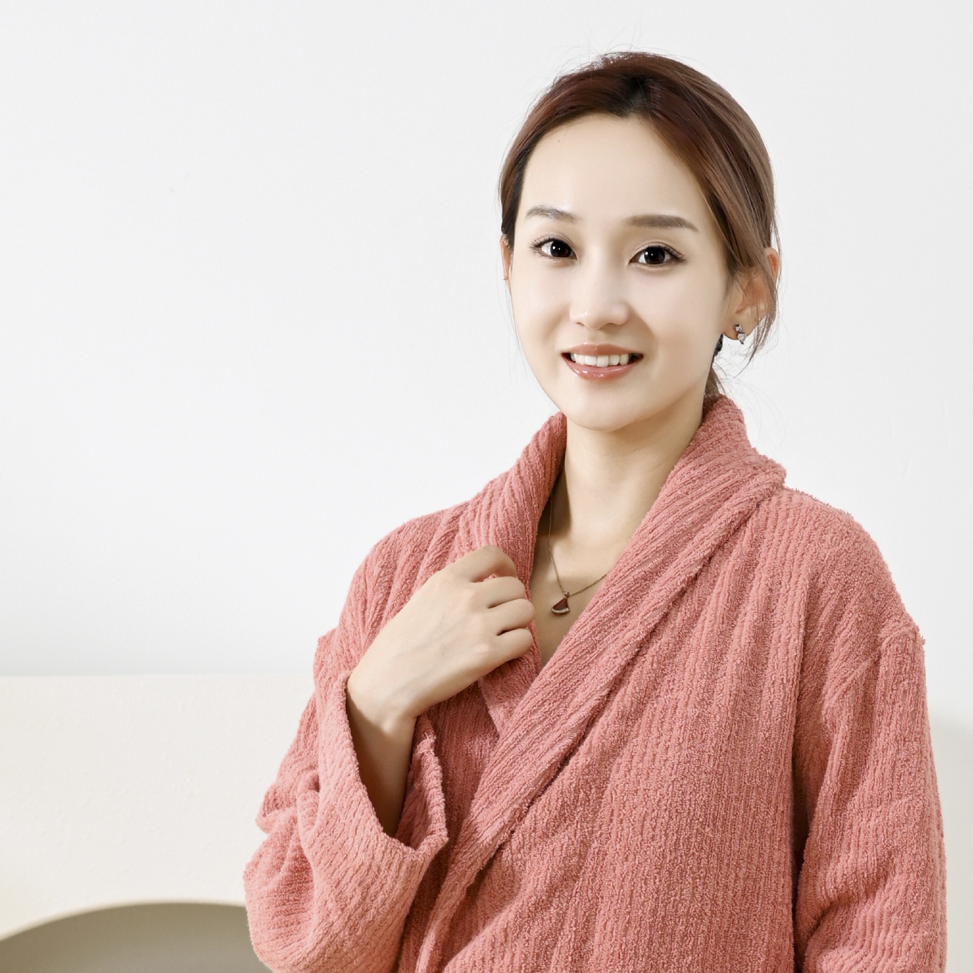 A-Class 100% Cotton Terry Bathrobe For Men & Women Ultra Absorbent, Quick-Drying Long Lounge Robe For Couples, Hotel & Home Use (Fall/Winter) - View 4