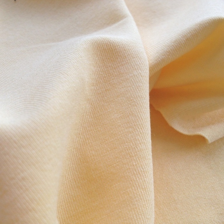 (10% Milk 50% Viscose 20% Modal 20% Cotton) 5% Spandex 230 GSM 170CM Milk Jersey Fabric For Tshirt,underwear,garment