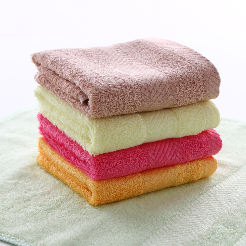 Soft Light Weight Bamboo Cotton Towel Set Of 4, Bath Towel Face Towels And Hand Towel And Washcloth For Bathroom, Spa, GYM - View 5