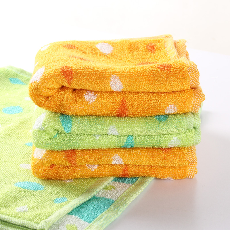 70% Organic Bamboo 30% Cotton 400 GSM 26cmx26cm Baby Washcloth BCTH011-H