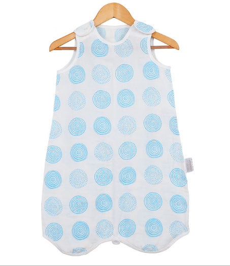 Bamboo Cotton Muslin Baby Sleeping Bag 2layers 4layers