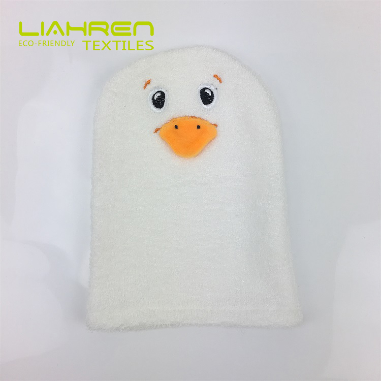 Baby Bath Mitten With Animal Design - View 2
