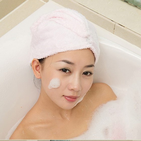 Bamboo Hair Dry Cap Towel
