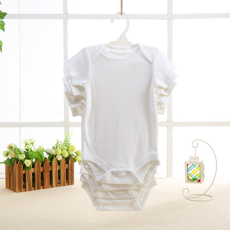Organic Cotton Baby Bodysuit New Born Baby Clothes Boys Girls Short Sleeves Romper