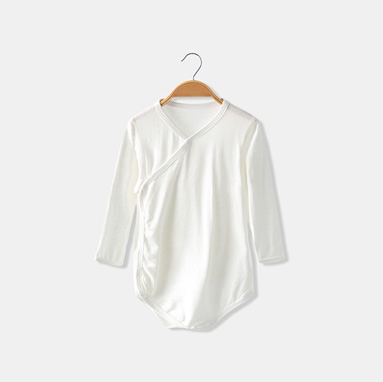Bamboo Baby Bodysuit New Born Baby Clothes Boys Girls Long Sleeves Romper - View 3