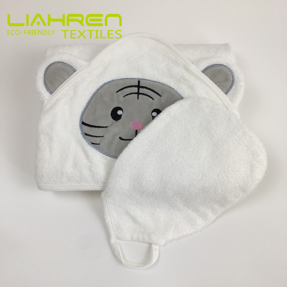 Bamboo Baby Bath Mitten - View 3