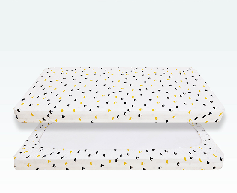 100% Organic Cotton Knitted Jersey Soft Breathable Comfortable Baby Crib Sheet - View 8