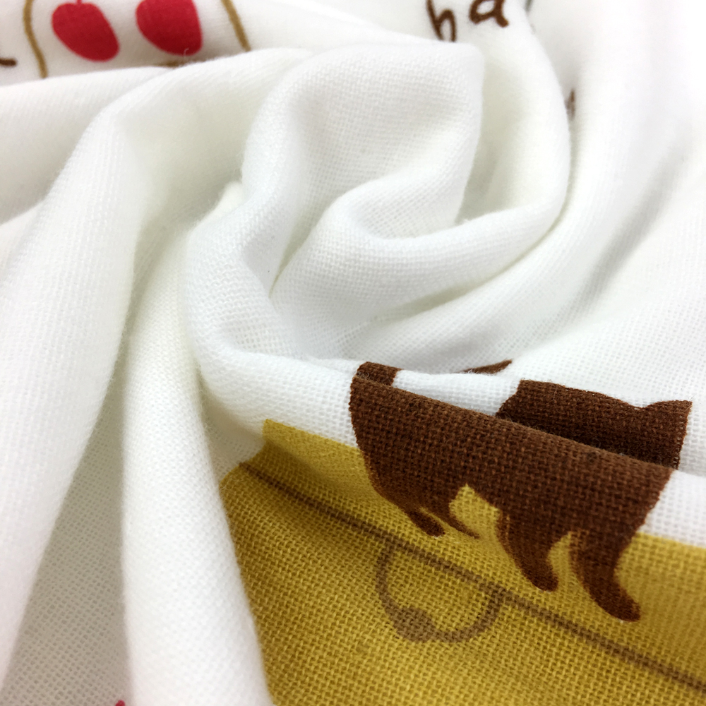 Bamboo Cotton Bath Towel And Washcloth For Baby Bathroom, Swim One Side Muslin Print - View 4