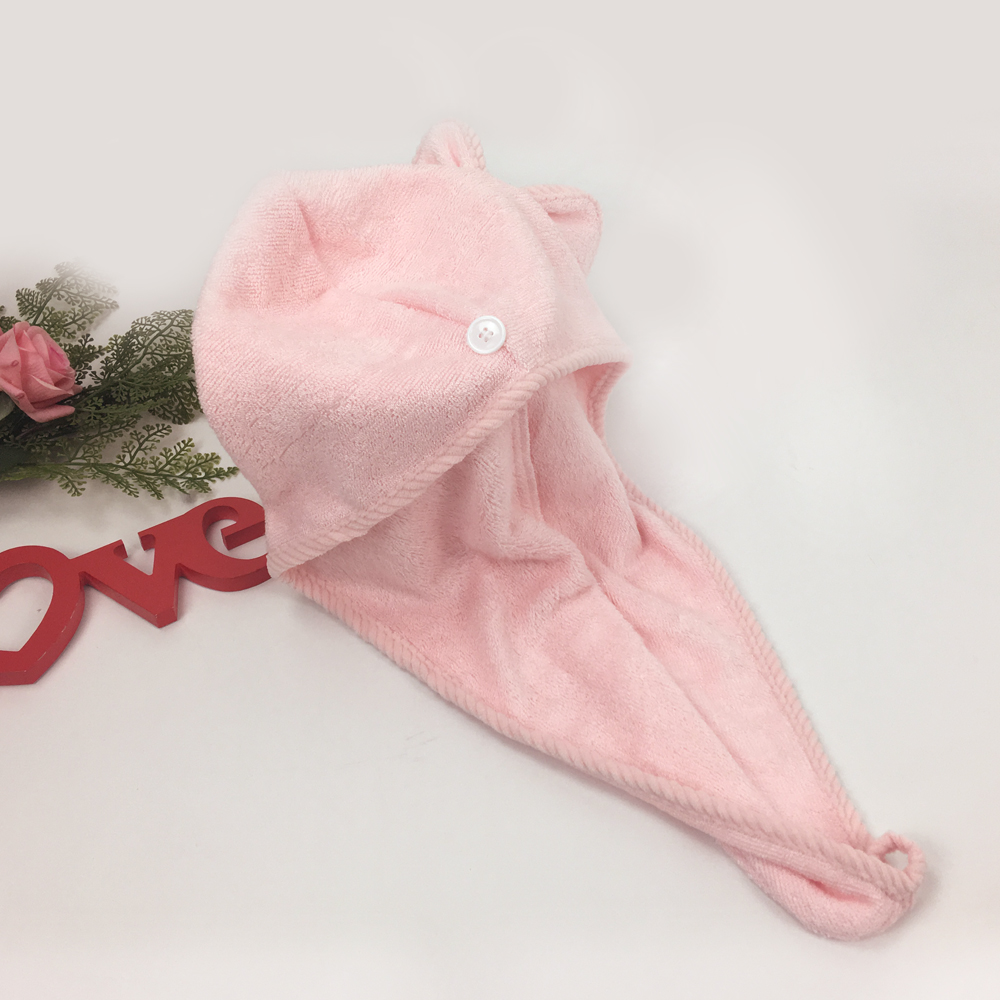 Bamboo Hair Dry Cap Towel