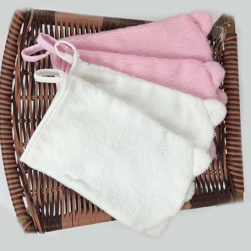 Bamboo Cotton Baby Mitten Animal Design Woven Terry Baby Mitten - View 5