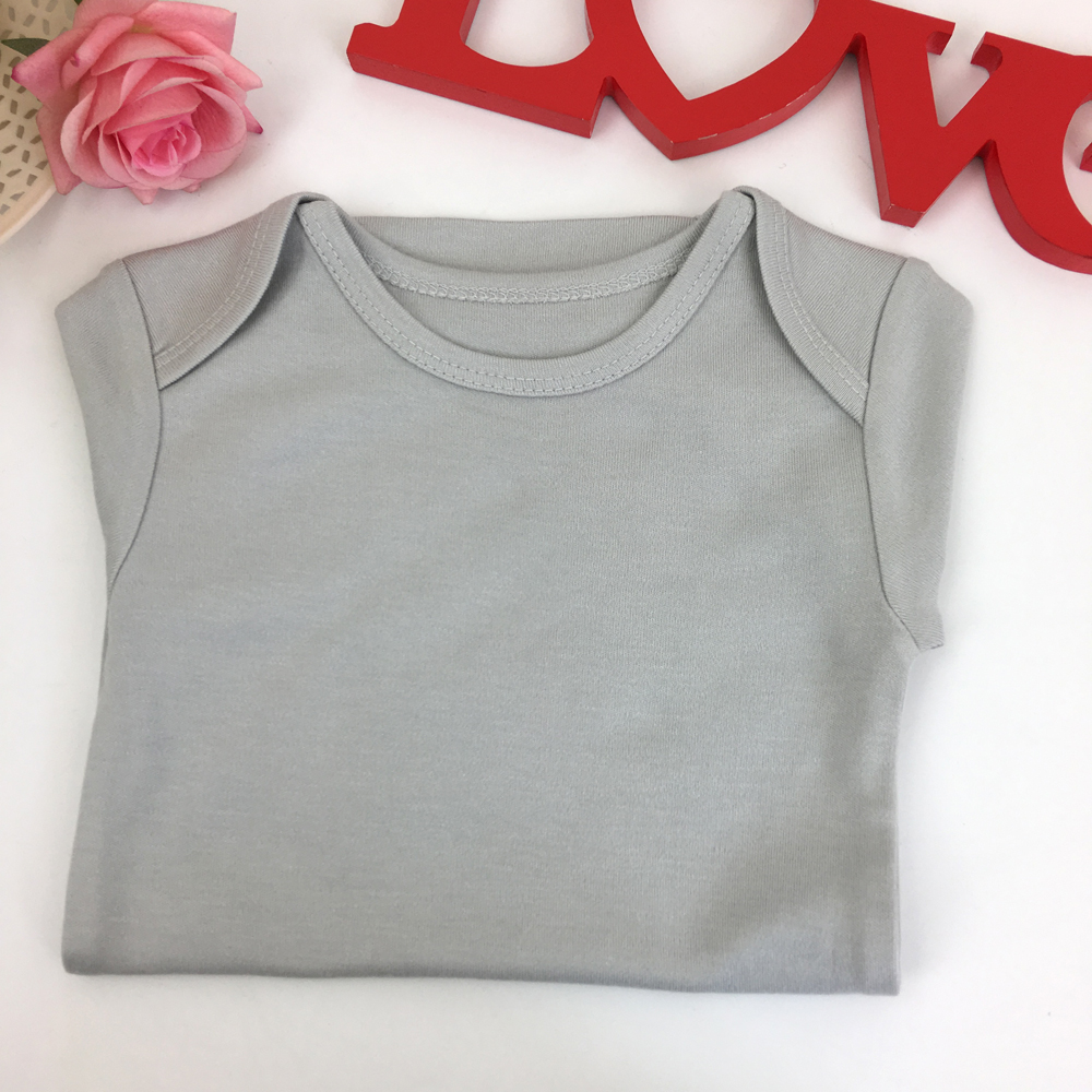 Bamboo Cotton Baby Bodysuit New Born Baby Clothes Boys Girls Short Sleeves Romper - View 7