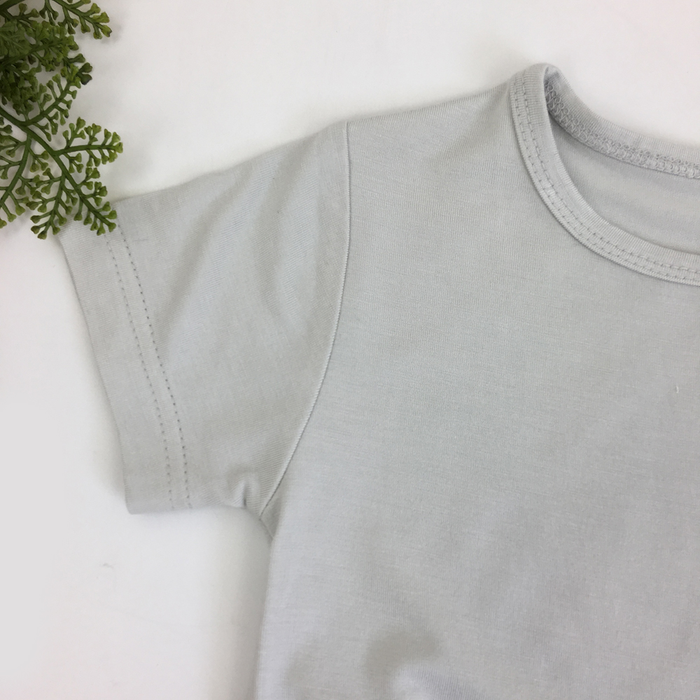 Bamboo Baby Bodysuit New Born Baby Clothes Boys Girls Short Sleeves Romper - View 4