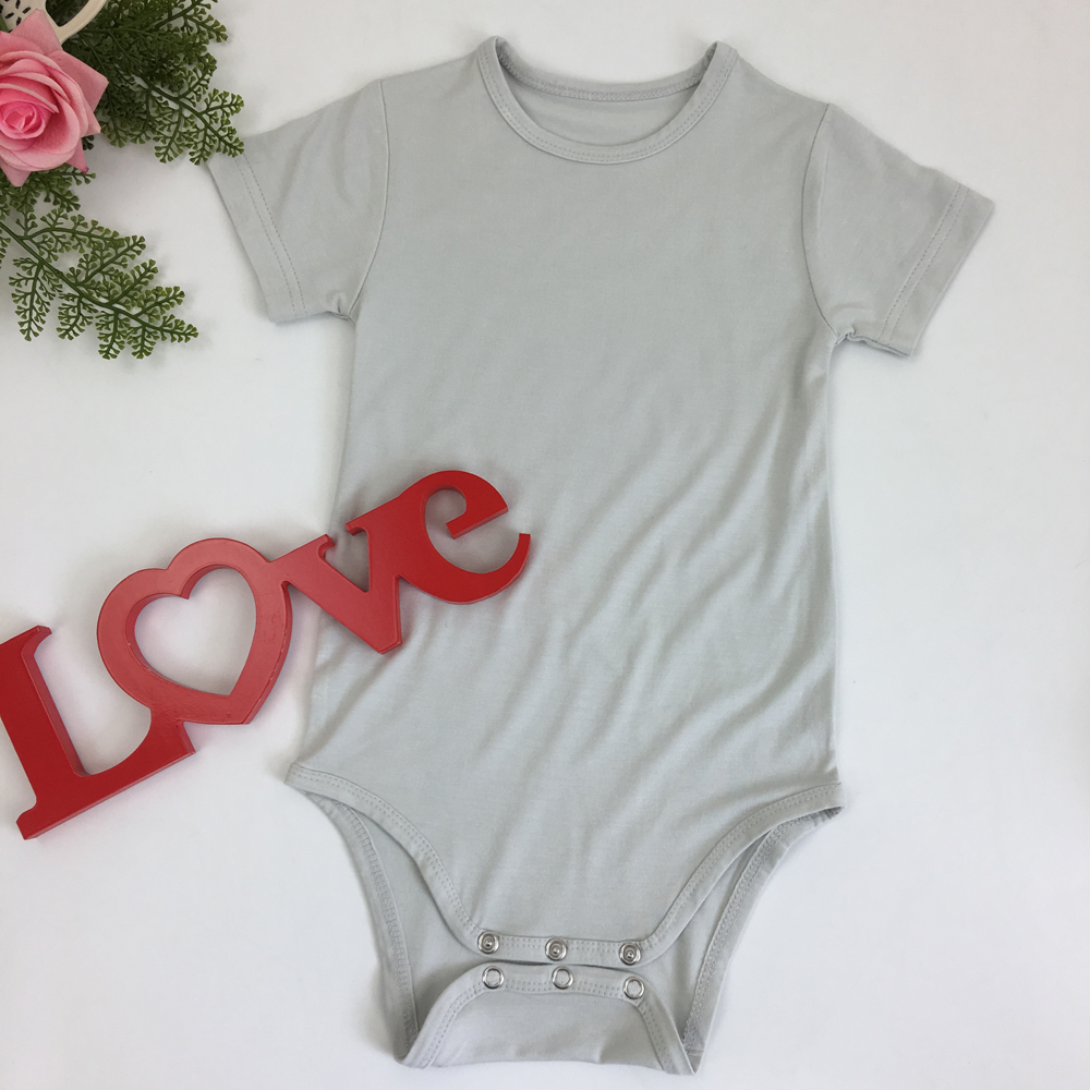 Bamboo Baby Bodysuit New Born Baby Clothes Boys Girls Short Sleeves Romper