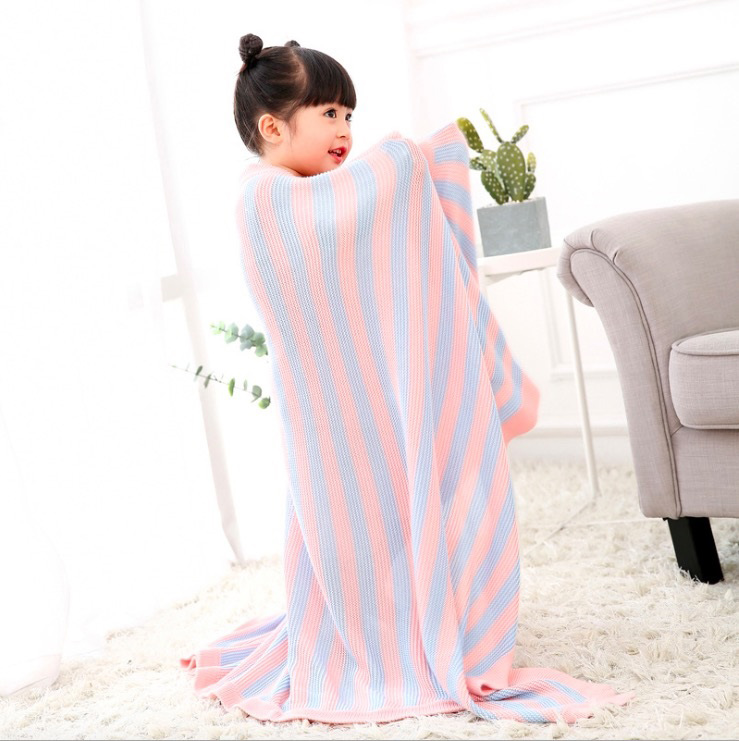 100% Bamboo Knitted Blanket Kids Blanket