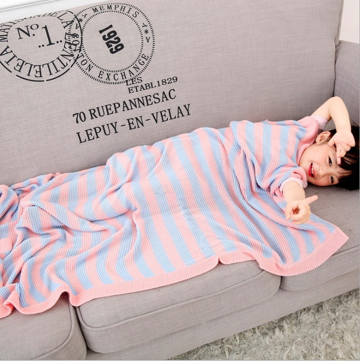 100% Bamboo Knitted Blanket Kids Blanket - View 2