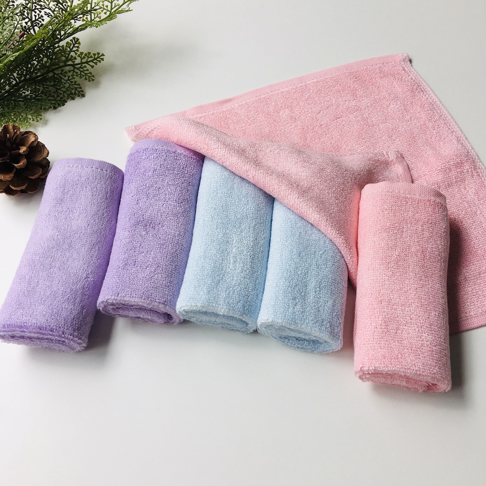 100% Bamboo 3 Color Small Bamboo Washcloths Set 6 Pack For Newborn Baby Bath Hand Towel And Face Cloths Or Bathroom-Kitchen Multi-Purpose Soft-Comfortable Absorbent Fingertip Towels 10' X 10' - View 5
