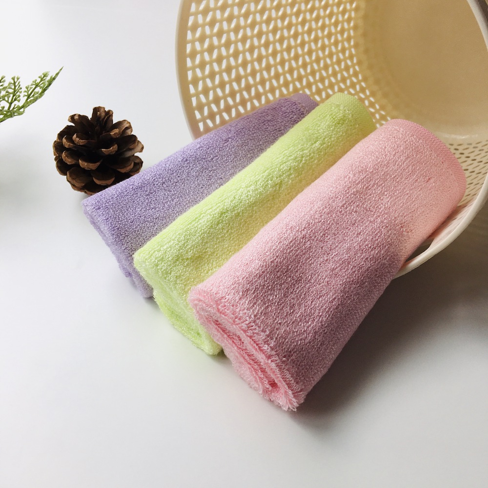 100% Bamboo 3 Color Small Bamboo Washcloths Set 6 Pack For Newborn Baby Bath Hand Towel And Face Cloths Or Bathroom-Kitchen Multi-Purpose Soft-Comfortable Absorbent Fingertip Towels 10' X 10' - View 4