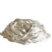 A silk fiber sliver 