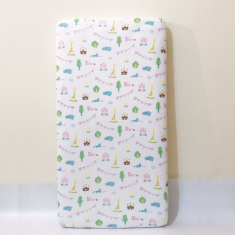100% Organic Cotton Knitted Jersey Soft Breathable Comfortable Baby Crib Sheet - View 7