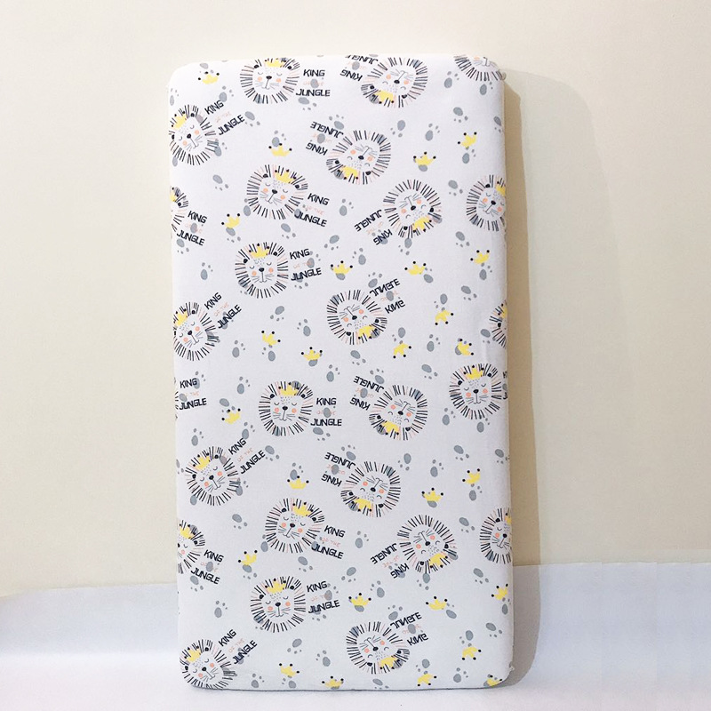 100% Organic Cotton Knitted Jersey Soft Breathable Comfortable Baby Crib Sheet - View 6