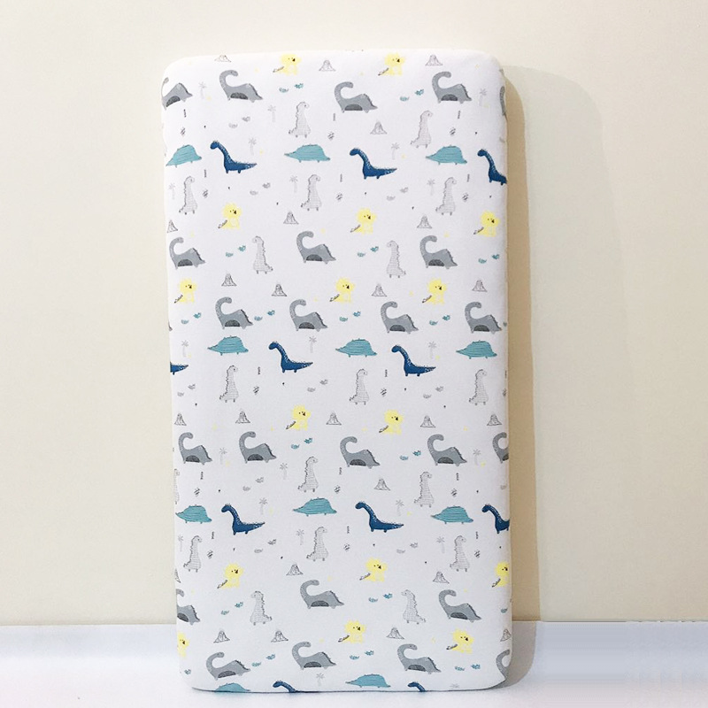 100% Organic Cotton Knitted Jersey Soft Breathable Comfortable Baby Crib Sheet - View 4