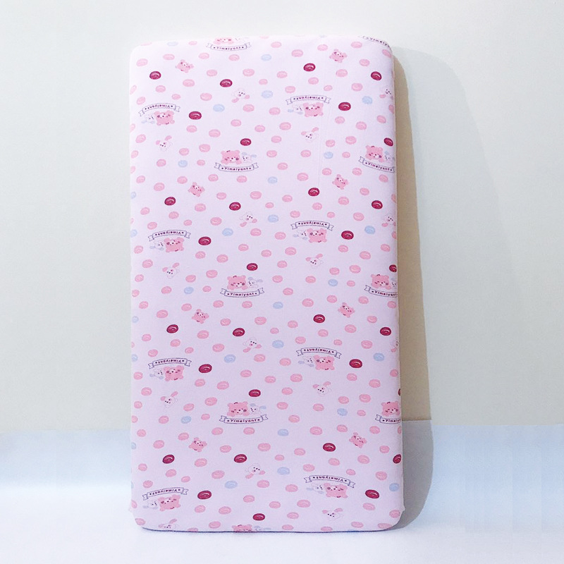 100% Organic Cotton Knitted Jersey Soft Breathable Comfortable Baby Crib Sheet - View 2