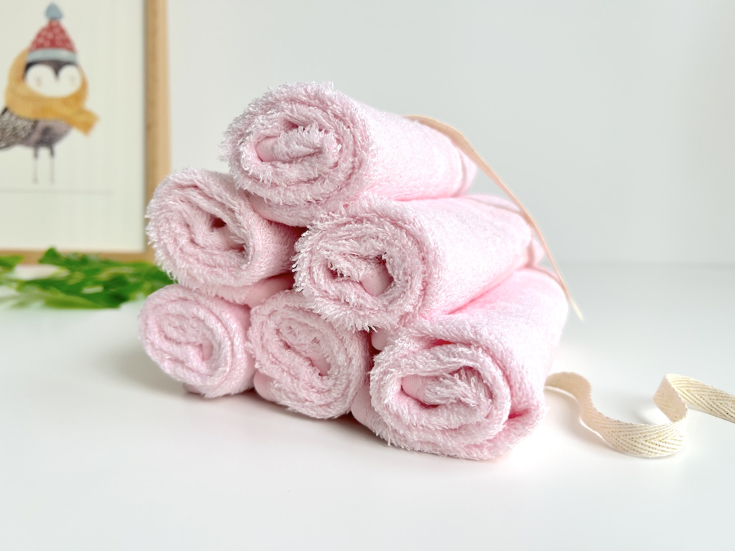 Bamboo Washcloth Big Size 30*30cm Thick Hand Towel With Hanging Hooks Finger Tip Towel For Baby And Adult Makeup Remover Facial Cleansing Cloths - View 8