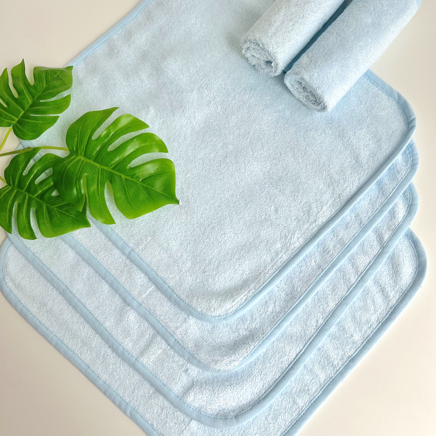 Bamboo Washcloth Big Size 30*30cm Thick Hand Towel With Hanging Hooks Finger Tip Towel For Baby And Adult Makeup Remover Facial Cleansing Cloths - View 5