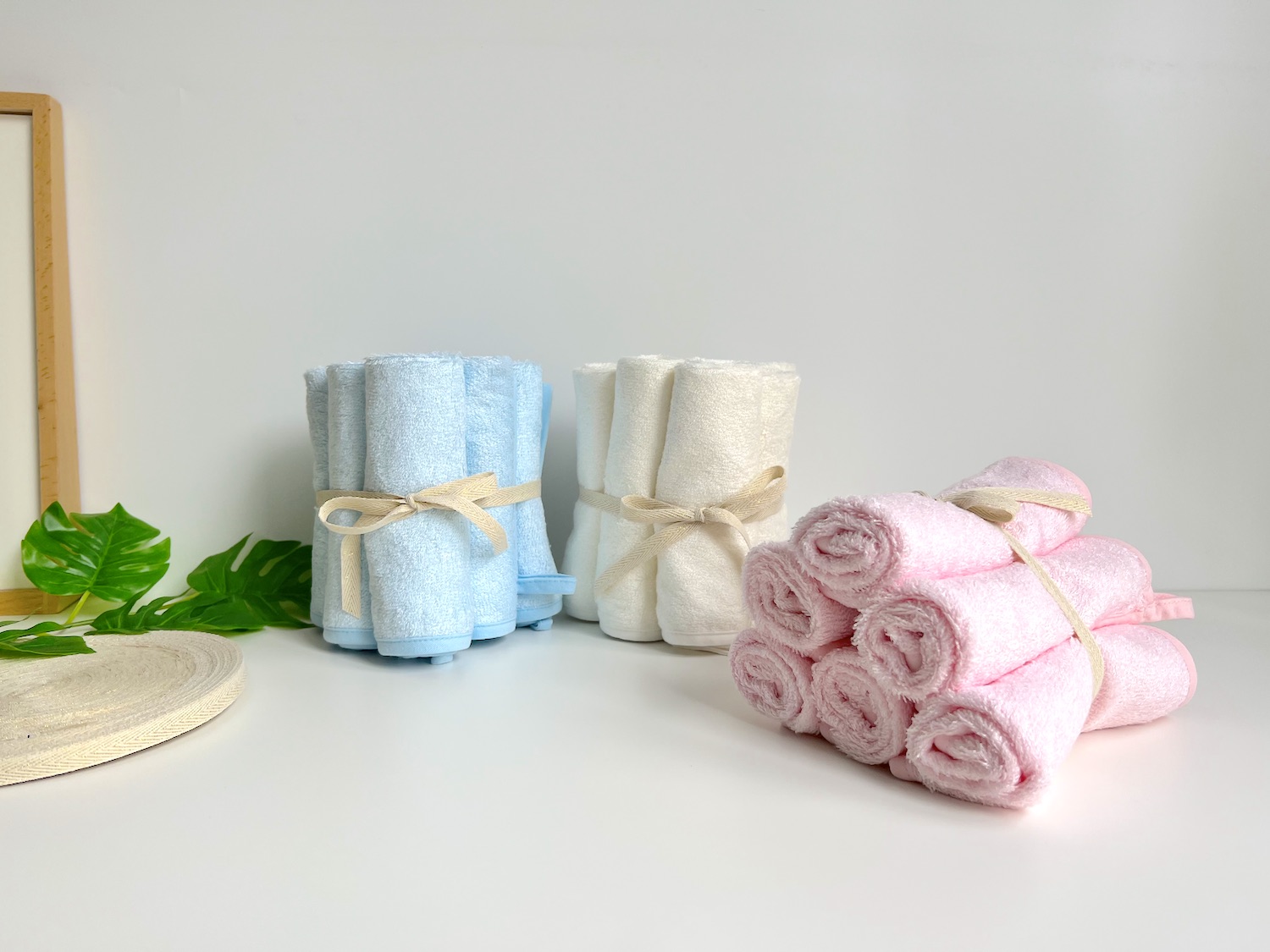 Bamboo Washcloth Big Size 30*30cm Thick Hand Towel With Hanging Hooks Finger Tip Towel For Baby And Adult Makeup Remover Facial Cleansing Cloths - View 3