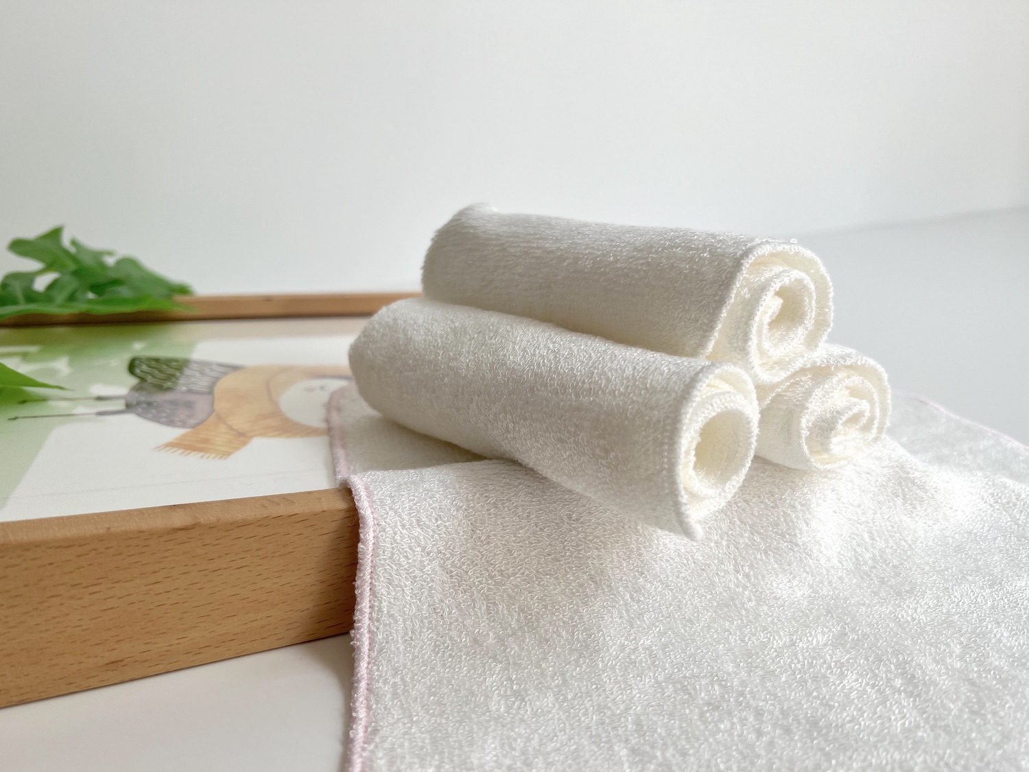 Bamboo Density Stitch Edge Washcloth Hand Facial Towel For Baby Kids Child And Adult Make Up Remover Cloths - View 6