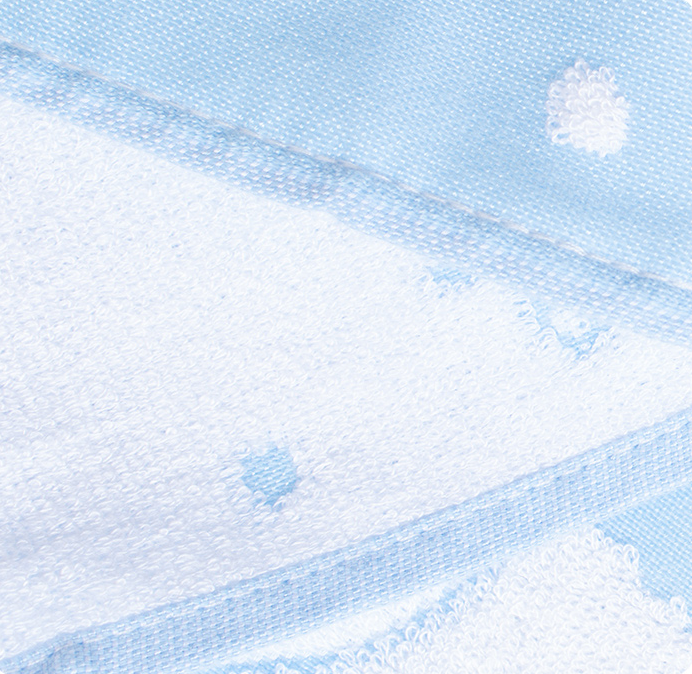 Bamboo Cotton Cartoon Soft Hand Facial Towel For Boys One Side Muslin Jacquard Another Side Terry - View 5