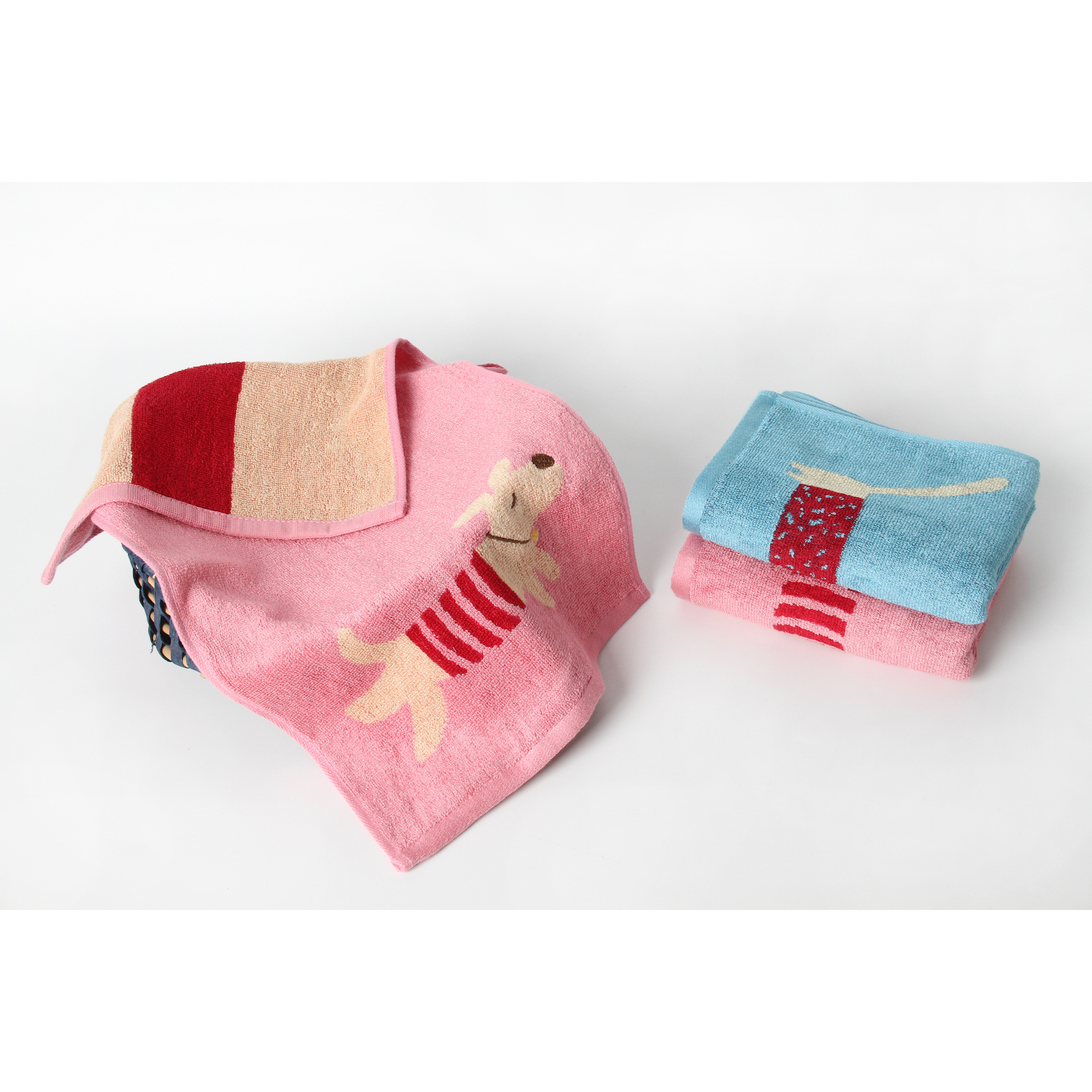 Bamboo Cotton Cartoon Super Soft Hand Facial Towel For Boys And Girls Yarn Dyed Jacquard - View 7