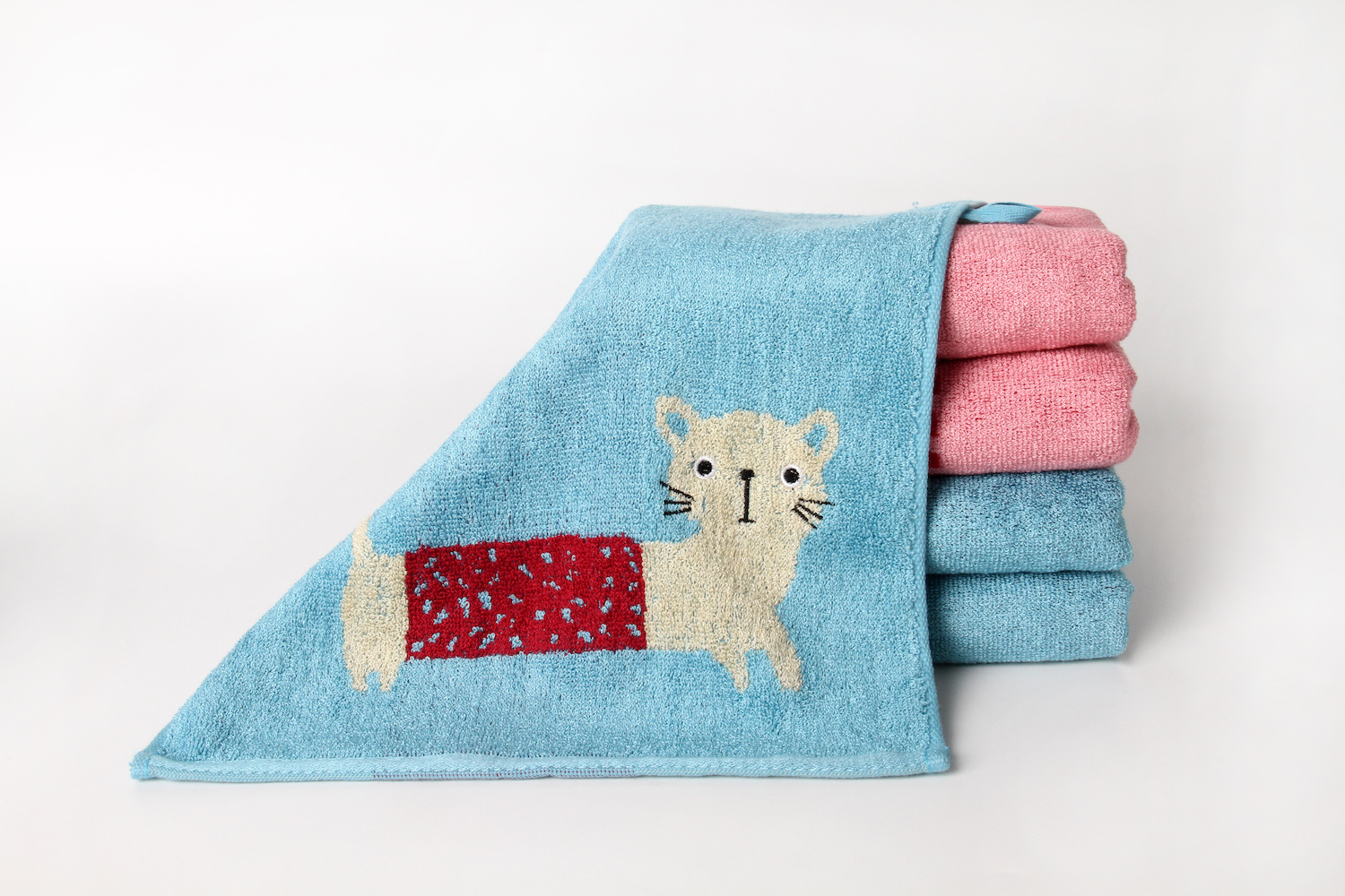 Bamboo Cotton Cartoon Super Soft Hand Facial Towel For Boys And Girls Yarn Dyed Jacquard - View 6