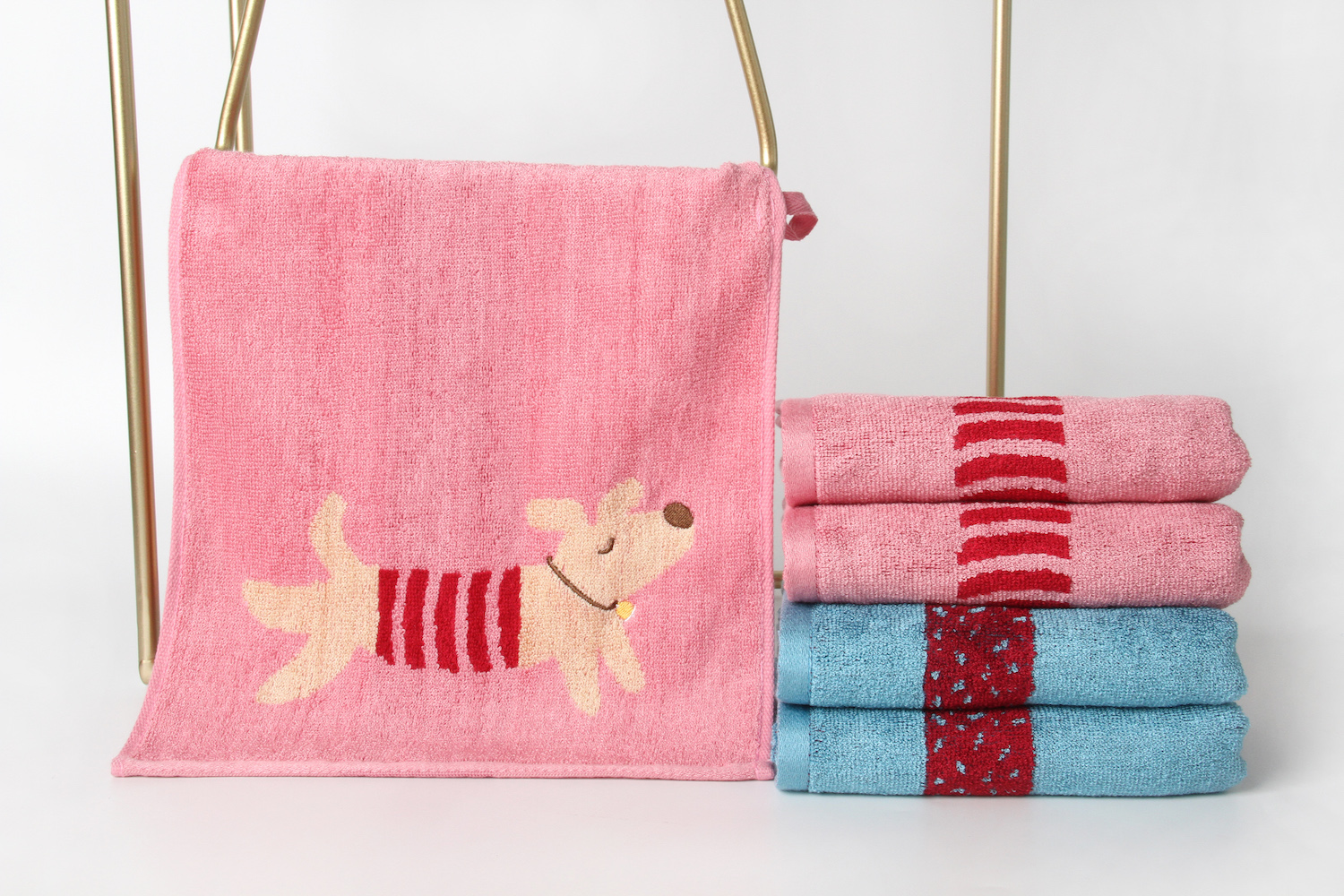 Bamboo Cotton Cartoon Super Soft Hand Facial Towel For Boys And Girls Yarn Dyed Jacquard - View 4