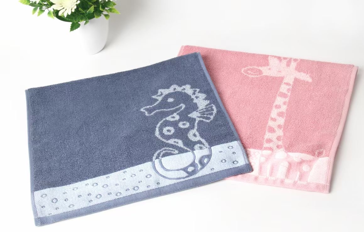 NEW Bamboo Cotton Cartoon Super Soft Big And Thick Hand Facial Towel For Boys And Girls Yarn Dyed Jacquard - View 8
